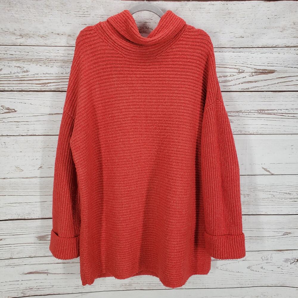 Pilcro  Women's Oversized Soft Cozy Red Knit Sweater Size XL